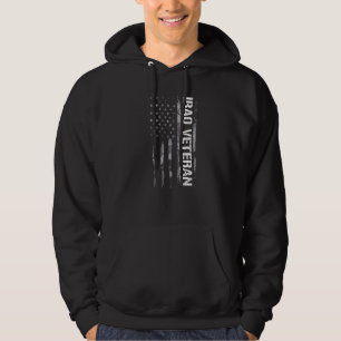 Veteran Irak Veteran Amerikanische Flagge Sprüche Hoodie