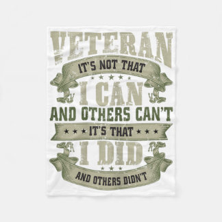 Veteran ist es nicht, dass ich und andere Cant Vet Fleecedecke