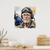 Veteran - Kunstdruck Poster (Küche)