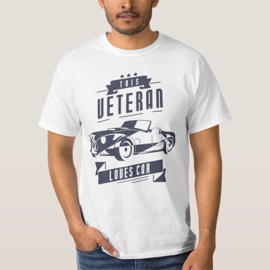Veteran Liebe Car T-Shirt (Vorderseite)