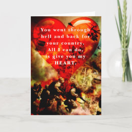 Veteran-Liebe Feiertagskarte