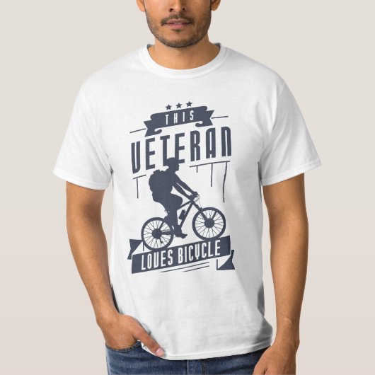 Veteran Lieben Fahrrad T-Shirt (Vorderseite)