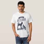 Veteran Lieben Hunde und Katze T-Shirt (Vorne ganz)