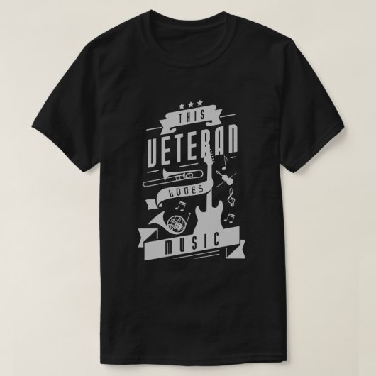 Veteran Lieben Music T-Shirt (Design vorne)