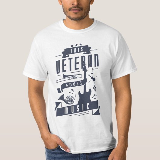 Veteran Lieben Music T-Shirt (Vorderseite)