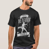 Veteran Lieben Tennis Ball T-Shirt (Vorderseite)