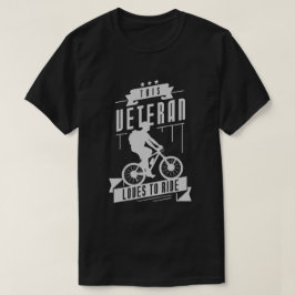 Veteran Lieben zum Radfahren T-Shirt