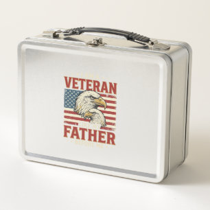 Veteran Like My Father Before Me Eagle T-Shirt_1 Metall Brotdose