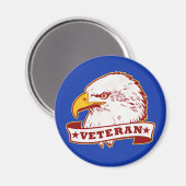 Veteran Magnet (Vorderseite/Rückseite)