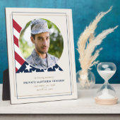 Veteran Memorial Foto Plaque Fotoplatte (Seite)