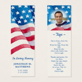 Veteran Memorial Gebet Lesezeichen (Vorne & Hinten)