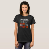 Veteran mit einem guten Schießscharten USA Flag Pr T-Shirt (Vorne ganz)
