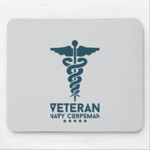 Veteran Navy Corpsman Mousepad