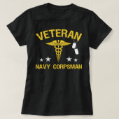 Veteran Navy Corpsman T Shirt (Design vorne)