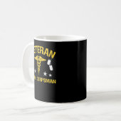 Veteran Navy Corpsman T Shirt Kaffeetasse (Vorderseite Links)