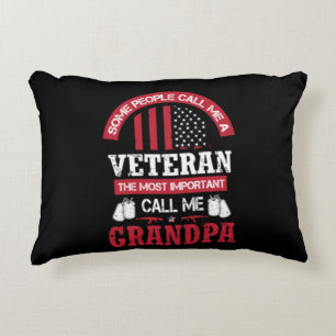 Veteran Opa Patriotische Militärtribut Dekokissen