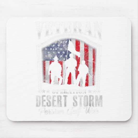 Veteran Operation Desert Storm Persian Gulf War Mousepad (Vorne)