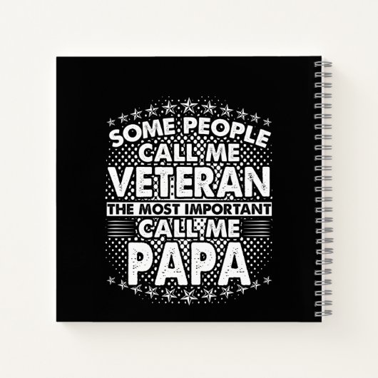 Veteran Papa Notizblock (Rückseite)