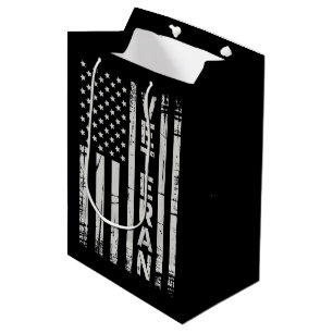 Veteran patriotische US-Armee amerikanische Flagge Mittlere Geschenktüte