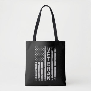 Veteran patriotische US-Armee Amerikanische Flagge Tasche