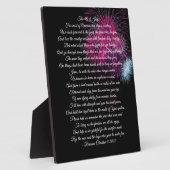 Veteran Poem Fotoplatte (Seite)