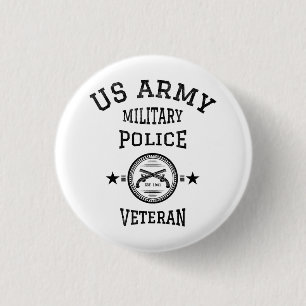 Veteran-Polizeibeamte Button