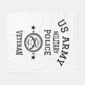 Veteran-Polizeibeamte Fleecedecke (Vorderseite (Horizontal))