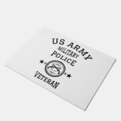 Veteran-Polizeibeamte Fußmatte (Schrägansicht)
