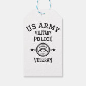 Veteran-Polizeibeamte Geschenkanhänger (Rückseite)