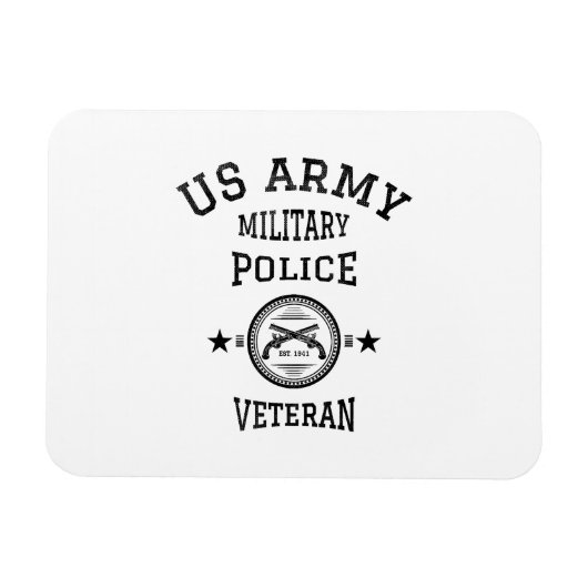 Veteran-Polizeibeamte Magnet (Horizontal)