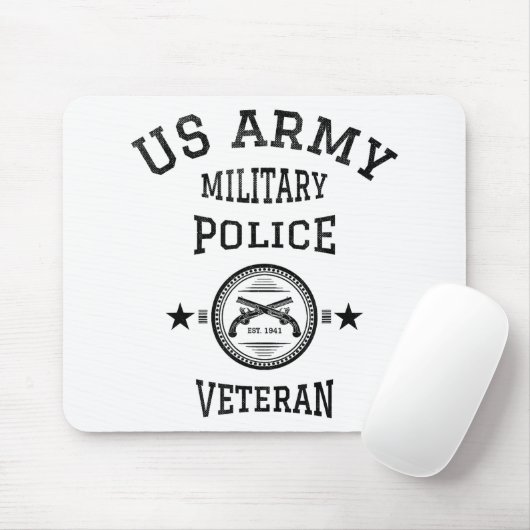 Veteran-Polizeibeamte Mousepad (Mit Mouse)