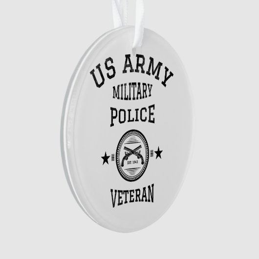 Veteran-Polizeibeamte Ornament (Vorderseite)