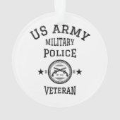 Veteran-Polizeibeamte Ornament (Rückseite)