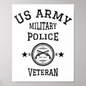 Veteran-Polizeibeamte Poster (Vorne)