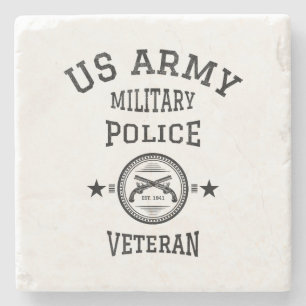 Veteran-Polizeibeamte Steinuntersetzer