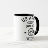 Veteran-Polizeibeamte Tasse (VorderseiteRechts)