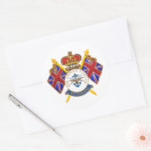 Veteran-Rundsticker Runder Aufkleber (Umschlag)