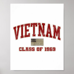 Veteran Shirt Military CL von 1969 Poster