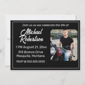 Veteran Soldiers Celebration of Life Gast Book Einladung (Rückseite)