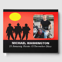 Veteran Soldiers Celebration of Life Gast Book