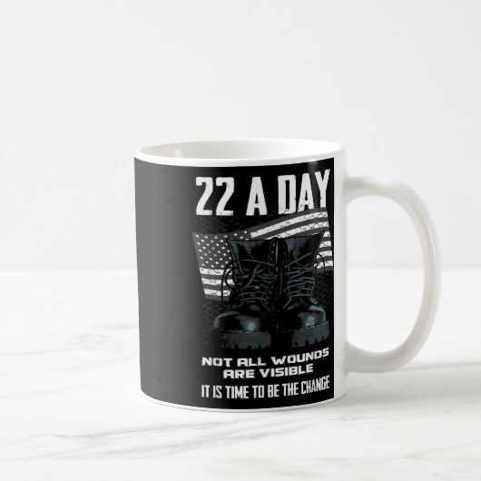 Veteran Suicide Awareness Kaffeetasse (Rechts)