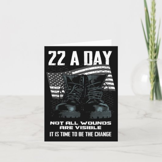 Veteran Suicide Awareness Karte (Vorderseite)