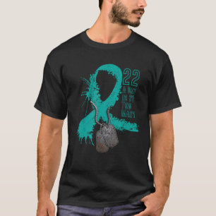 Veteran Suicide Bewusstsein Band 22 pro Tag ist 22 T-Shirt