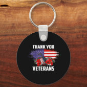 Veteran Tag Danke Veteranen 310 Schlüsselanhänger (Vorderseite)