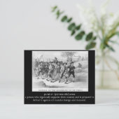 Veteran-Tageskarten Postkarte (Stehend Vorderseite)