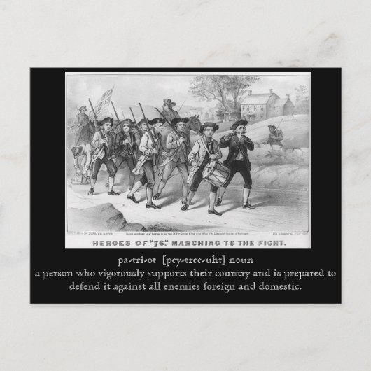 Veteran-Tageskarten Postkarte (Vorderseite)