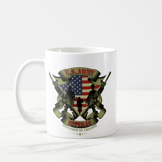 Veteran Tasse der US-Armee (Links)