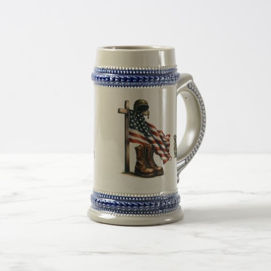Veteran-Tasse "Ultimate Sacrifice" Bierglas (VorderseiteRechts)