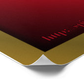 Veteran Tribute with Red Mohn Poster (Ecke)