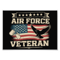 Veteran US Air Force Amerikanische Amerika-Flagge